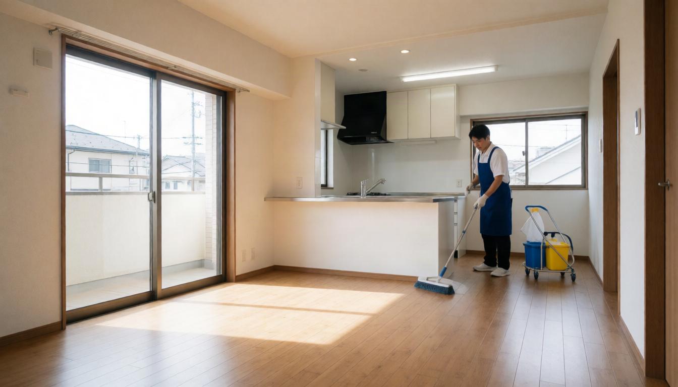 退去前後の清掃を、すっきり確実に